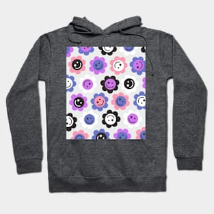 Genderfluid Flower Faces Hoodie